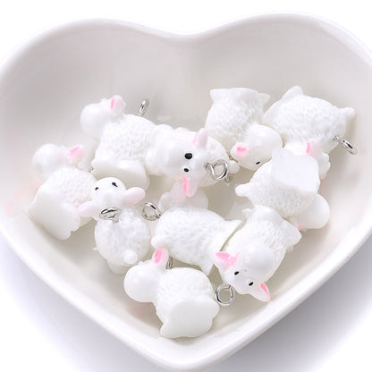 Resin Lamb Pendants