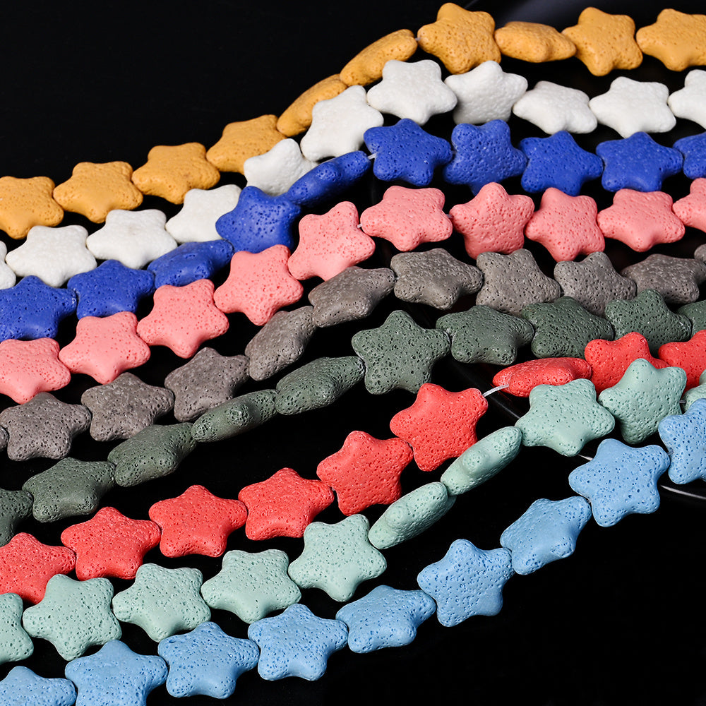 Colorful Star Stone Bead