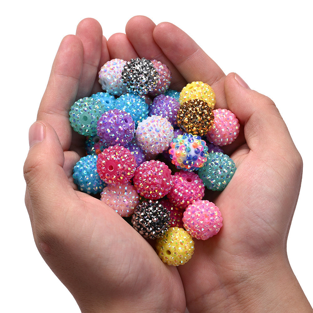 Rhinestone Rondelle Spacer Beads