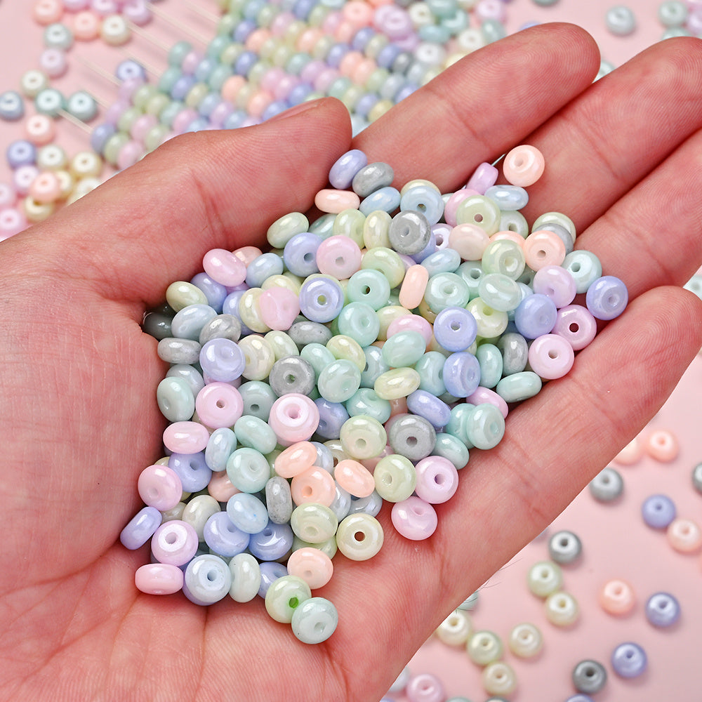 Golden Gradient Abacus Beads