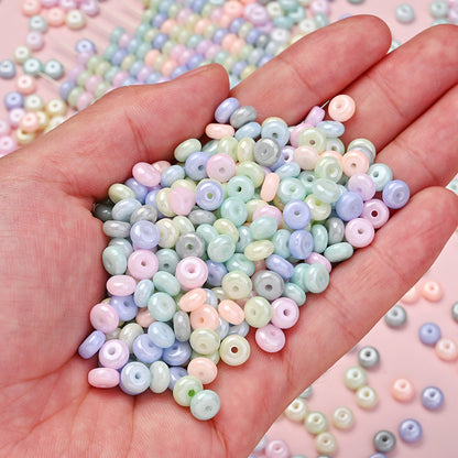 Golden Gradient Abacus Beads