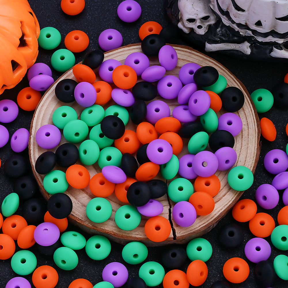 80pcs Silicone Abacus Beads Set