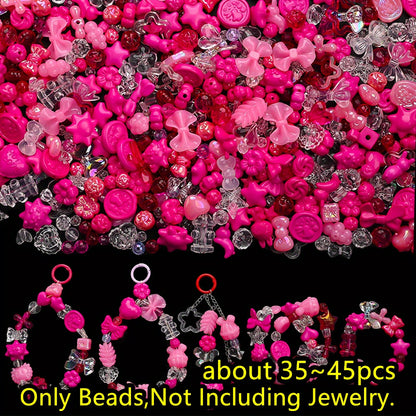 40g/bag Summer Color Acrylic Mixed Beads