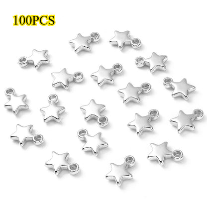 Star-Shaped CCB Plastic Pendants