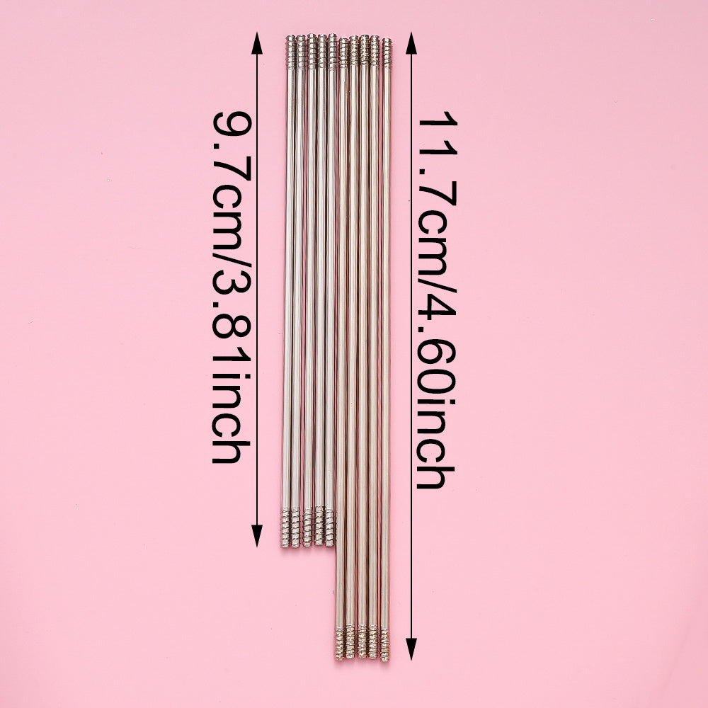 10-Piece DIY Bead Pen Threading Rod Set