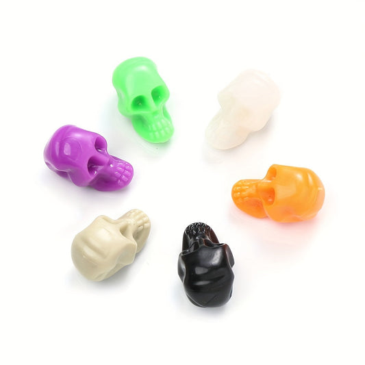 Skull Plastic Spacer Beads