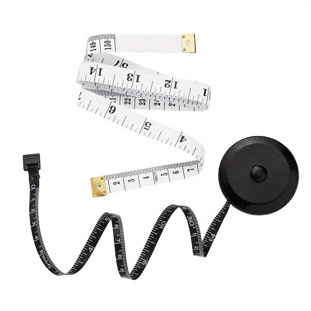 1SET Mini Retractable Soft Measuring Tape