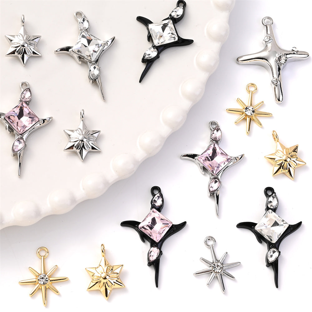 Ramadan Rhinestone Alloy Pendants