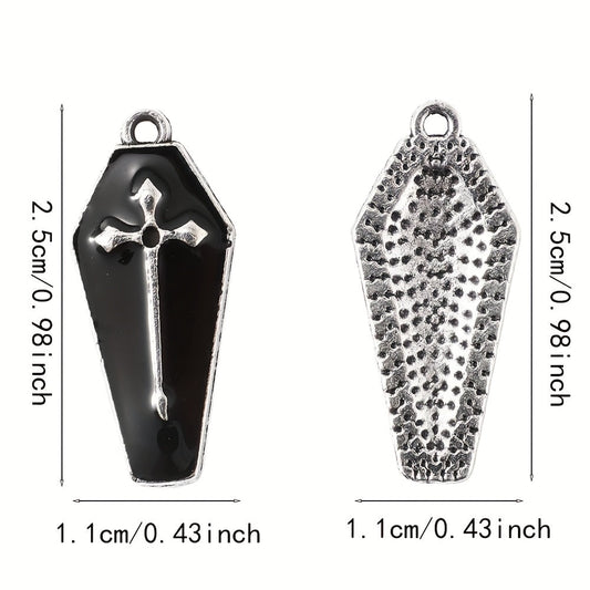 Halloween Coffin Alloy Charms