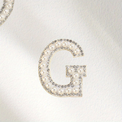 Alphabet Flatback Decorative Bead