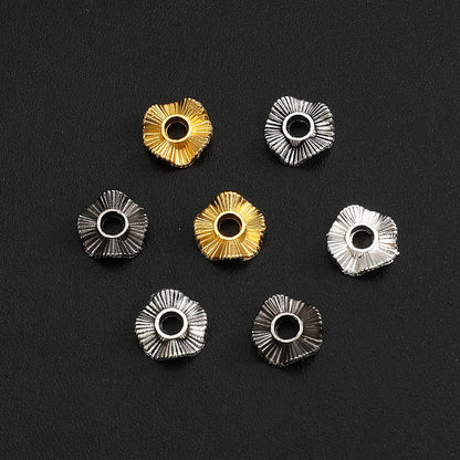 Wave Alloy Beads
