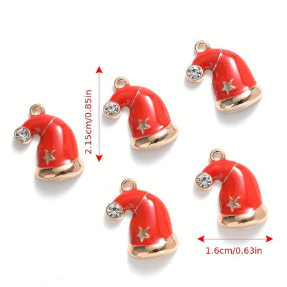 Mixed Metal Christmas Pendants