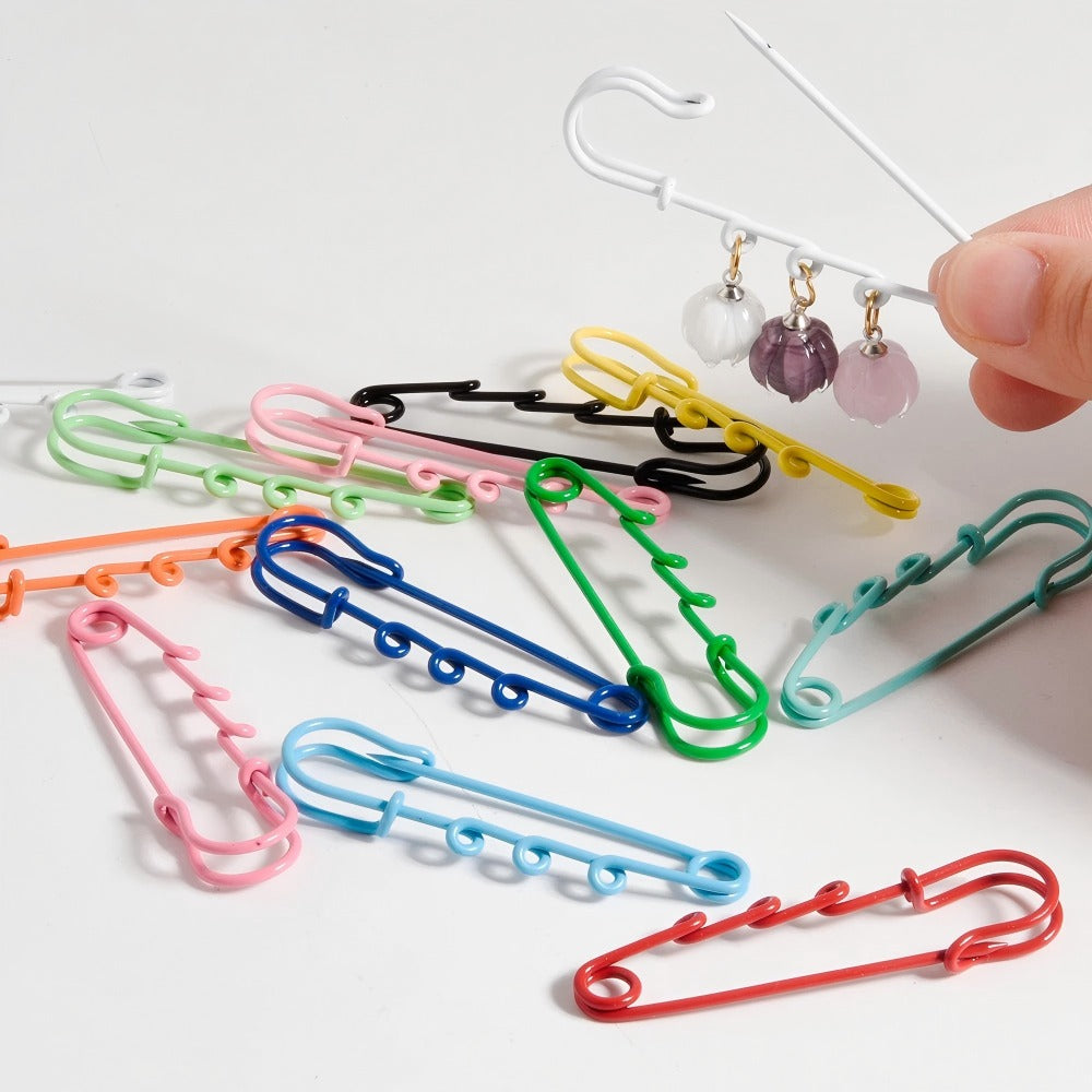 Colorful Enamel Safety Pins