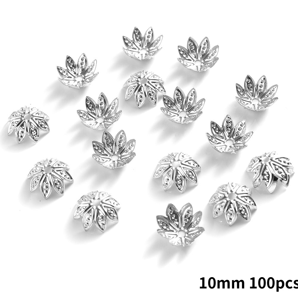 Lotus Metal Bead Caps