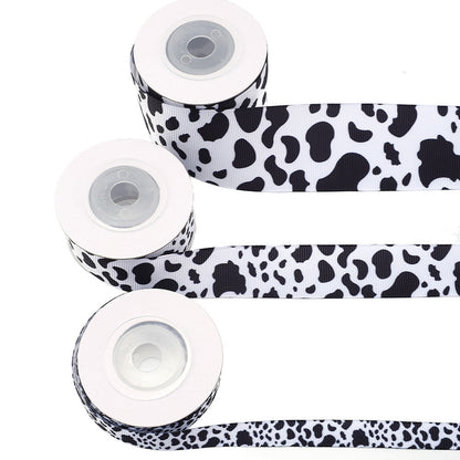 Cow Pattern Polyester Ribbon