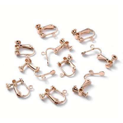 Brass Screw Ear Clips