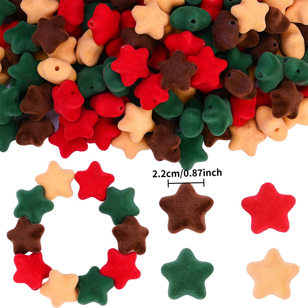 Velvet Star Focal Beads