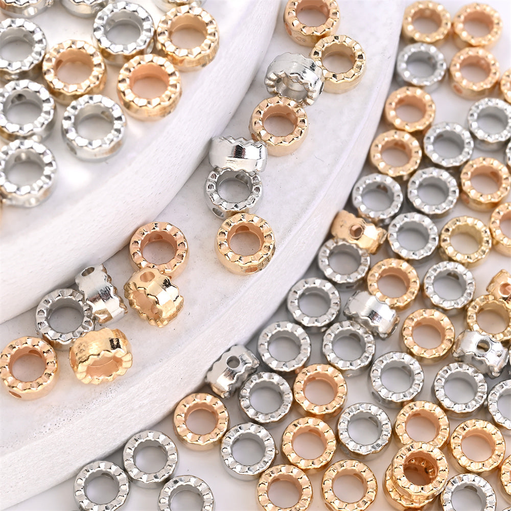 Round CCB Spacer Beads