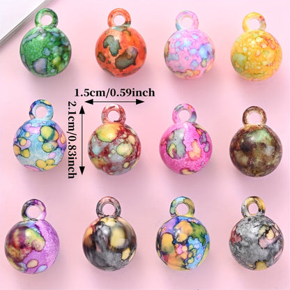 Round Acrylic Pendant Charms