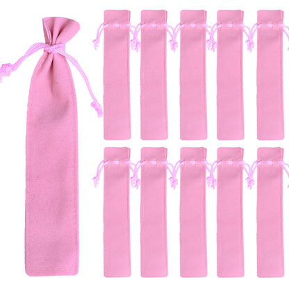 17.5x3.5 cm Flannel Pencil Storage Bags