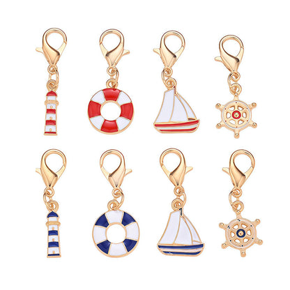 Nautical Enamel Pendant Charms
