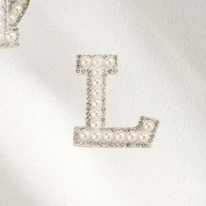 Alphabet Flatback Decorative Bead