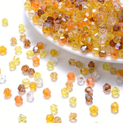AB Multicolor Diamond Faux Crystal Beads