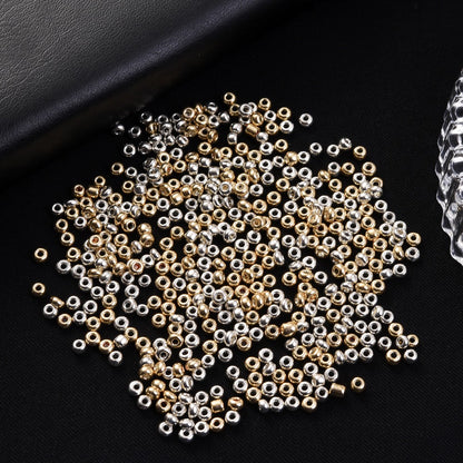 Gold and Silver Glass Seed Beads