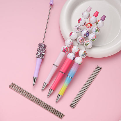 10-Piece DIY Bead Pen Threading Rod Set