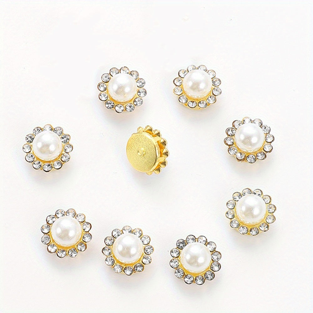 Acrylic Diamond Imitation Pearl Patches