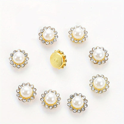 Acrylic Diamond Imitation Pearl Patches
