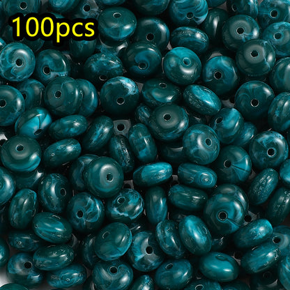 Yellow Lemon Acrylic Beads