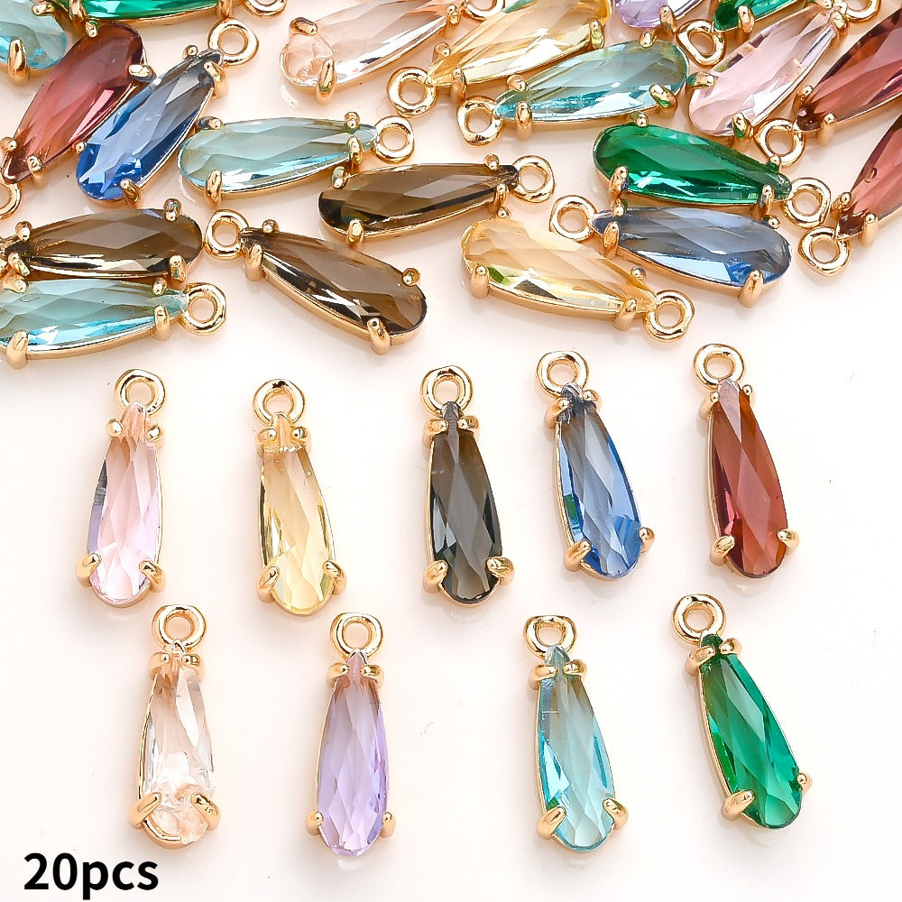 Copper Water Drop Pendants
