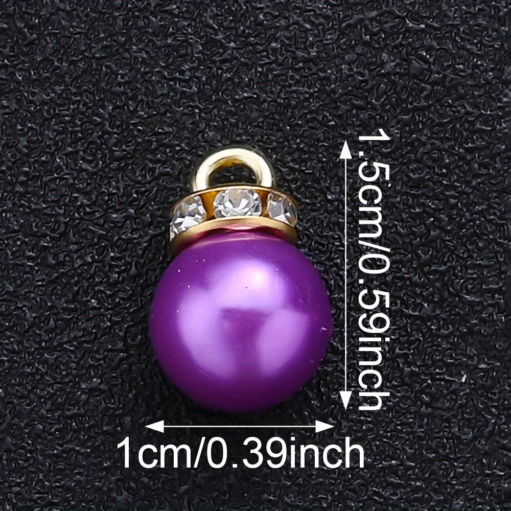 20pcs/set Halloween Christmas Imitation Pearl Pendant Beads