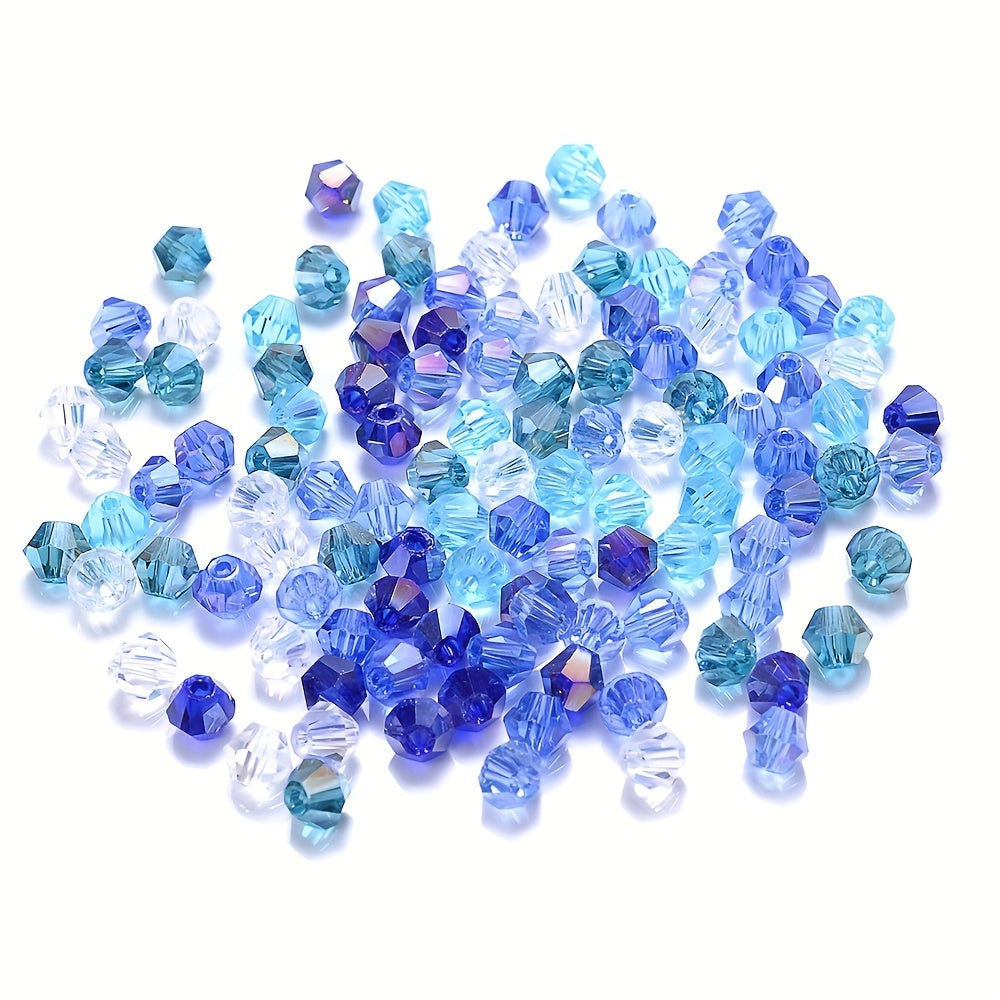 AB Multicolor Diamond Faux Crystal Beads
