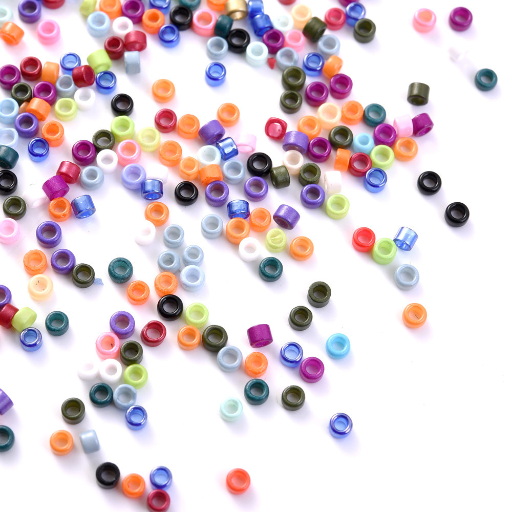 100g/bag 3mm Antique Finish Glass Seed Beads