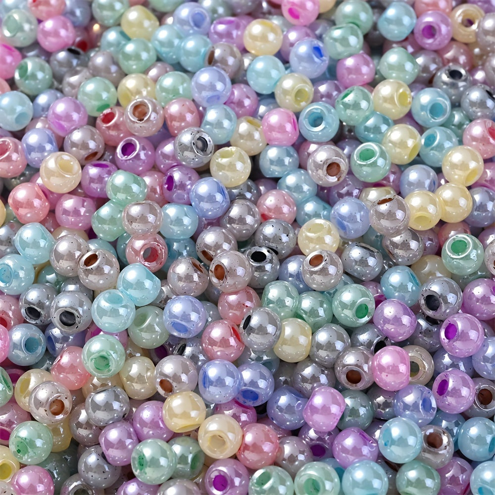 200pcs 4mm Multicolor Glass Seed Beads