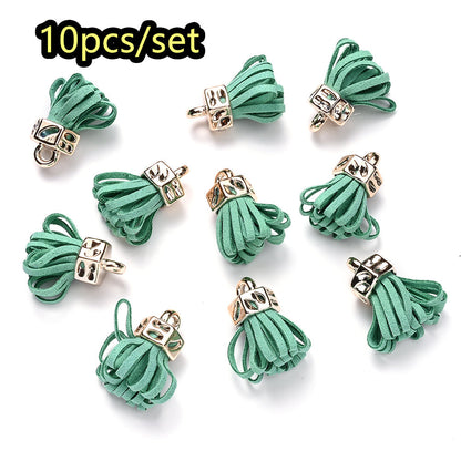 Fashion Mini Colorful Fringe with Golden Cap