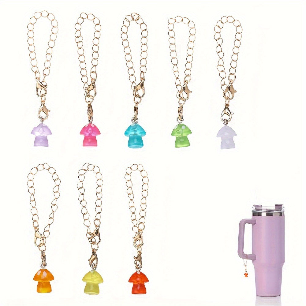 1PC Luminous Resin Mushroom Pendant