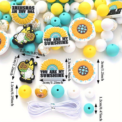 Daisy Series Silicone Beads Set