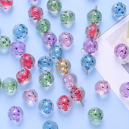 Starfish Heart Acrylic Beads