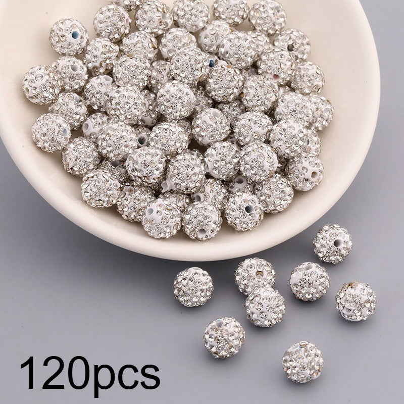 Rhinestone Spacer Beads Set