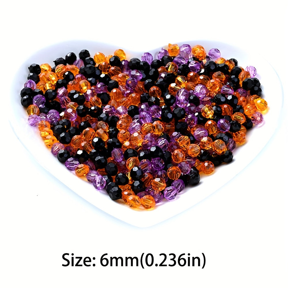 Halloween Faceted Acrylic Beads