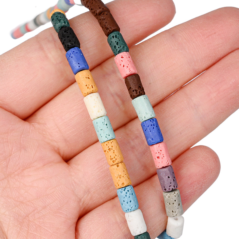 Cylindrical Stone Bead