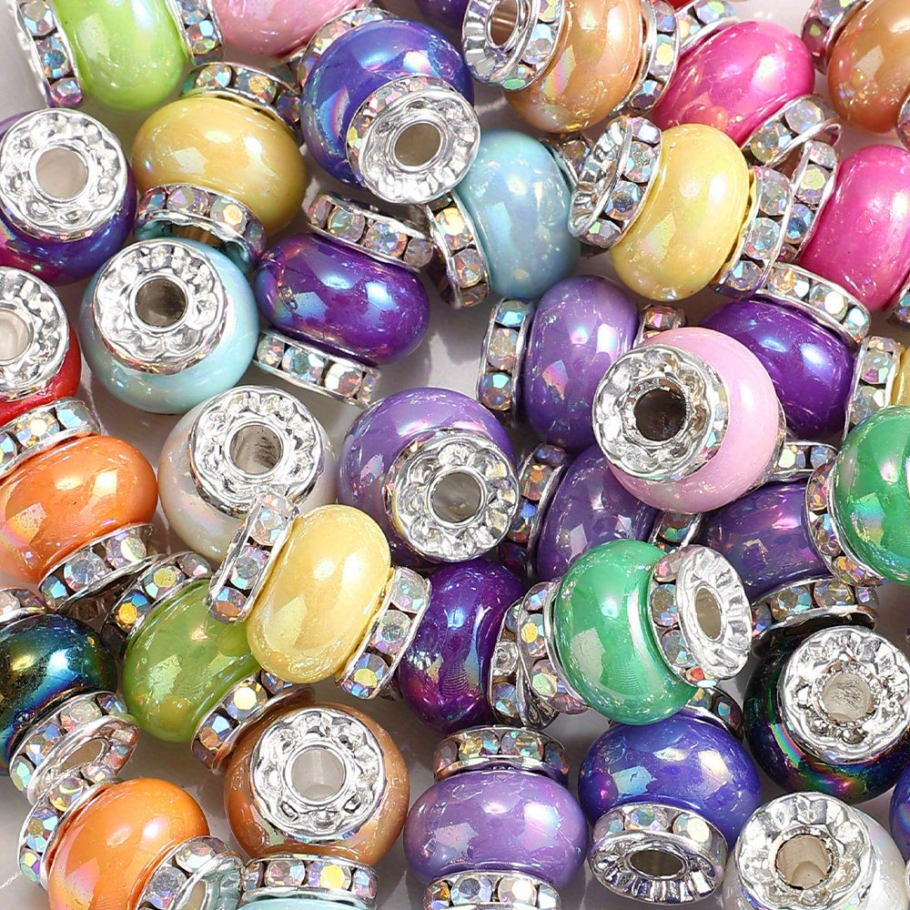 Shiny Lantern Shape Acrylic Beads
