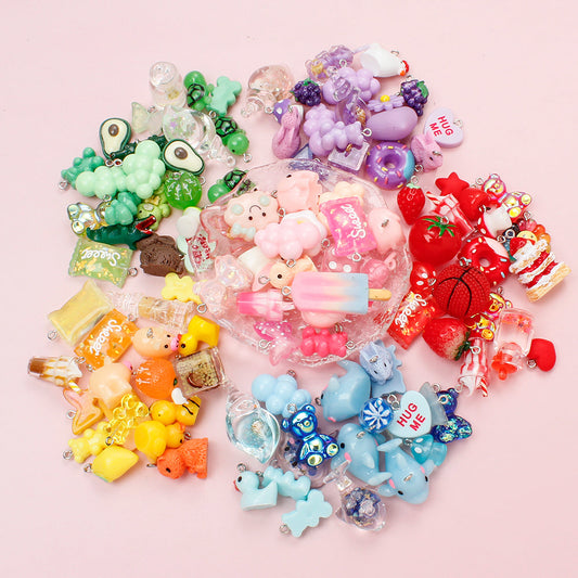 Y2K Resin Flower & Charm Beads