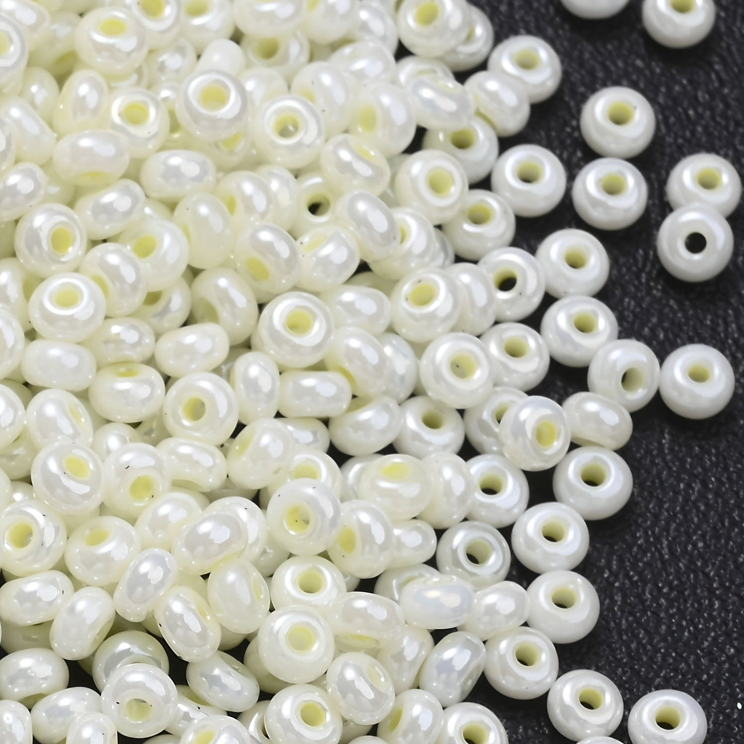 Colorful 3 mm Donut Rice Spacer Beads