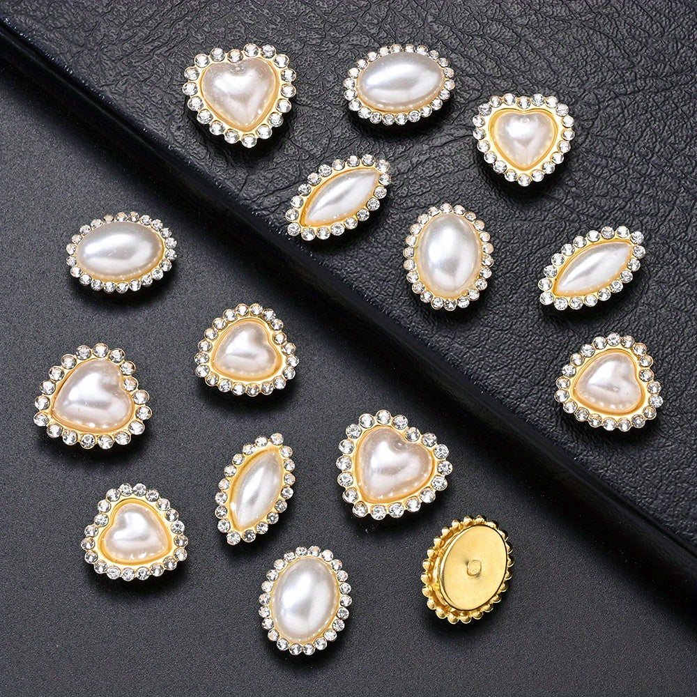 20pcs White Acrylic Artificial Pearl Beads