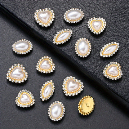 20pcs White Acrylic Artificial Pearl Beads