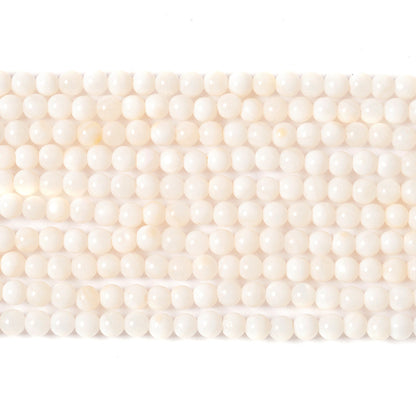 1 Strand 4mm Round Stone Spacer Beads